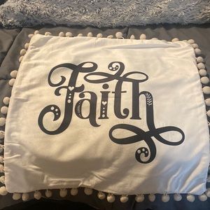 Decorative Throw Pillow Covers with Pom-poms Soft Velvet  Covers. Brand New